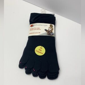 Challenge Yoga Pilates Dance Grip Socks 2 Pair